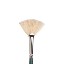 Winsor & Newton Winton Long Handled Hog Brush - Fan 10 Winsor & Newton Winton Long Handled Hog Brush - Fan -Painting Supplies W N WINTON HOG BRUSH FAN LONG HANDLE NO 1