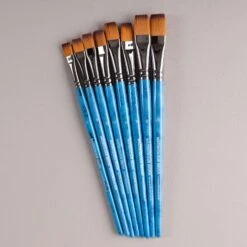 ARTdiscount Watercolour Brushes - Flat 10 ARTdiscount Watercolour Brushes - Flat -Painting Supplies Watercolour Flat 2