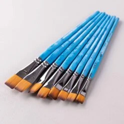 ARTdiscount Watercolour Brushes - Flat 12 ARTdiscount Watercolour Brushes - Flat -Painting Supplies Watercolour Flat 4