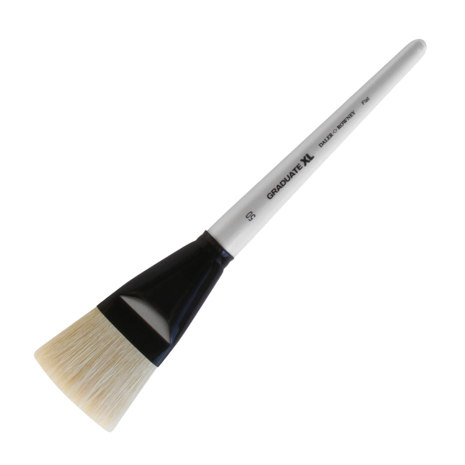 Daler-Rowney Graduate XL White Bristle Flat Brushes 4 Daler-Rowney Graduate XL White Bristle Flat Brushes - Image 2