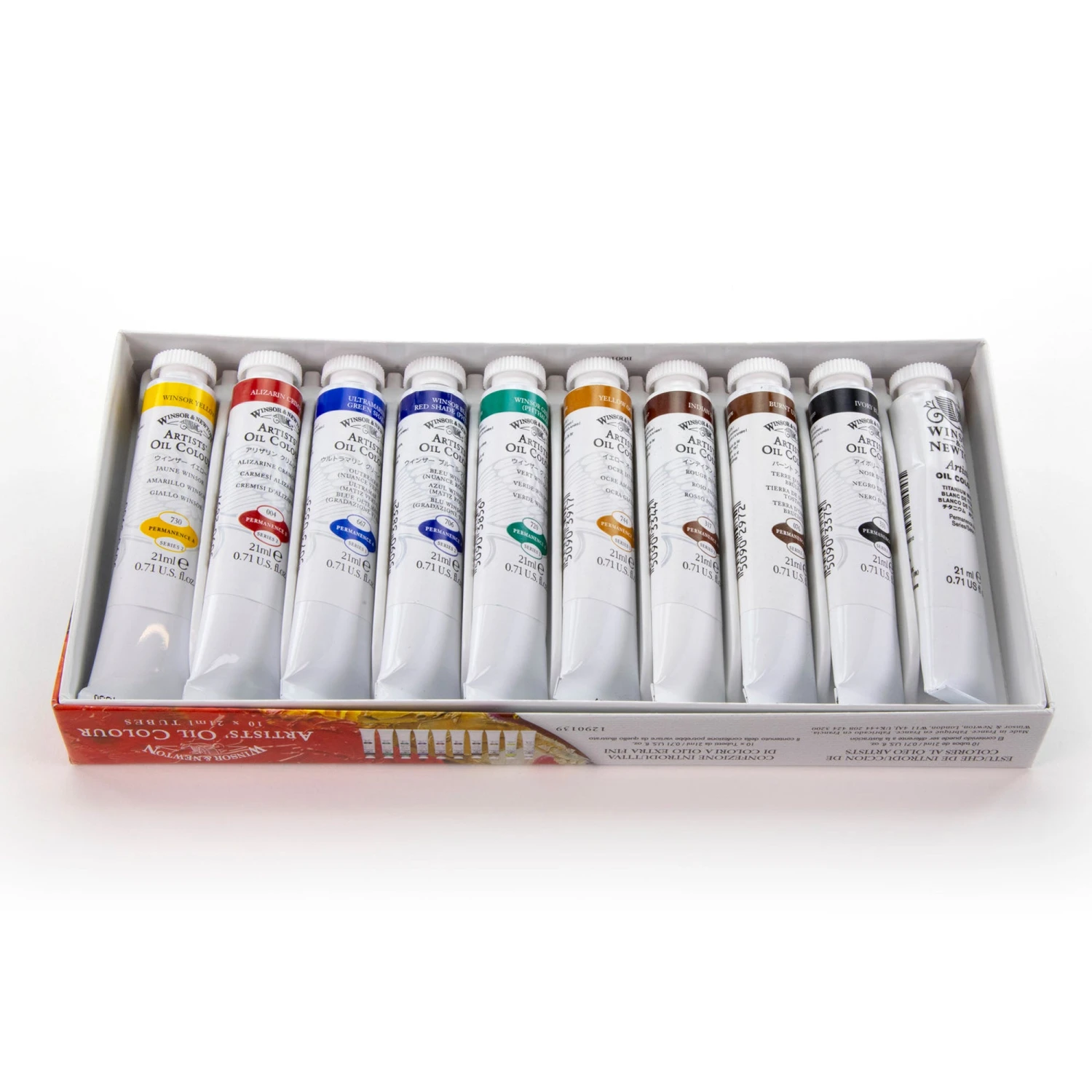 Winsor & Newton Artists Oil Colour Introductory Set - 10 X 21ml Tubes 6 Winsor & Newton Artists Oil Colour Introductory Set - 10 X 21ml Tubes - Image 4