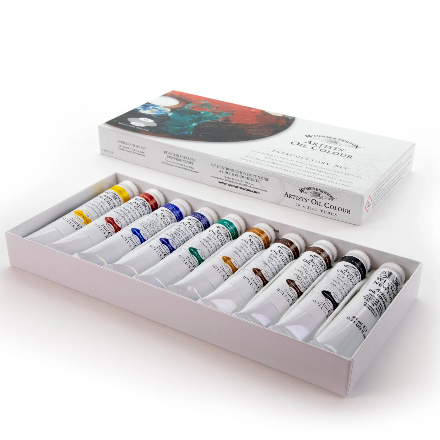 Winsor & Newton Artists Oil Colour Introductory Set - 10 X 21ml Tubes 3 Winsor & Newton Artists Oil Colour Introductory Set - 10 X 21ml Tubes