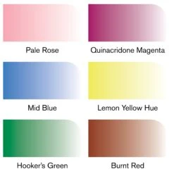 Winsor & Newton Promarker Watercolour Set Of 6 - Floral Tones -Painting Supplies Winsor Newton Promarker Watercolour Set Floral Tones