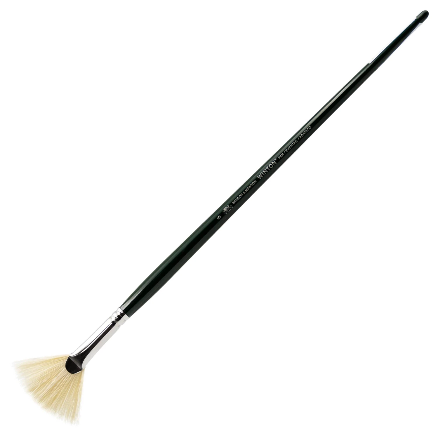 Winsor & Newton Winton Long Handled Hog Brush - Fan 3 Winsor & Newton Winton Long Handled Hog Brush - Fan