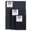 ARTdiscount Wire-o Bound Hardback Sketchbook 160gsm - 50 Sheets -Painting Supplies Wiro Sketchbook