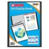 Tiger 300933 40 A4 Pocket Presentation Display Book - Black -Painting Supplies a4 display