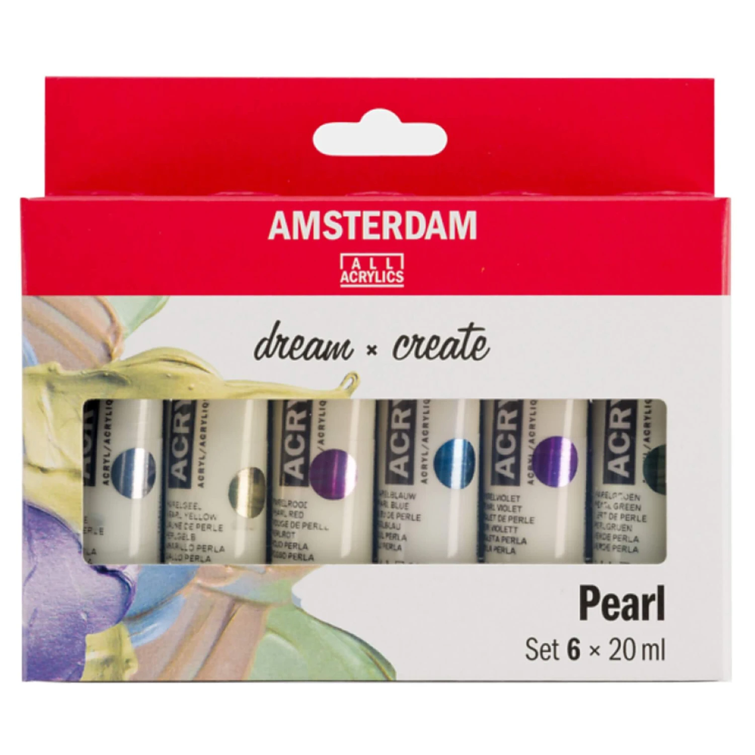 Amsterdam Acrylic Paint Pearl Colours Set 6 X 20ml 4 Amsterdam Acrylic Paint Pearl Colours Set 6 X 20ml - Image 2