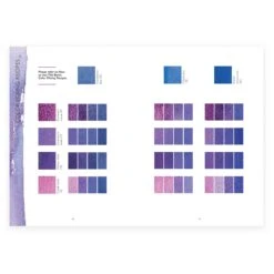3000 Colour Mixing Recipes: Watercolour - J. Collins -Painting Supplies color mixing purple
