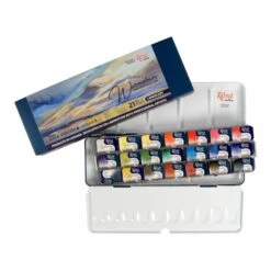 Rosa Gallery Watercolour - 21 Whole Pan Tin Set - Landscape