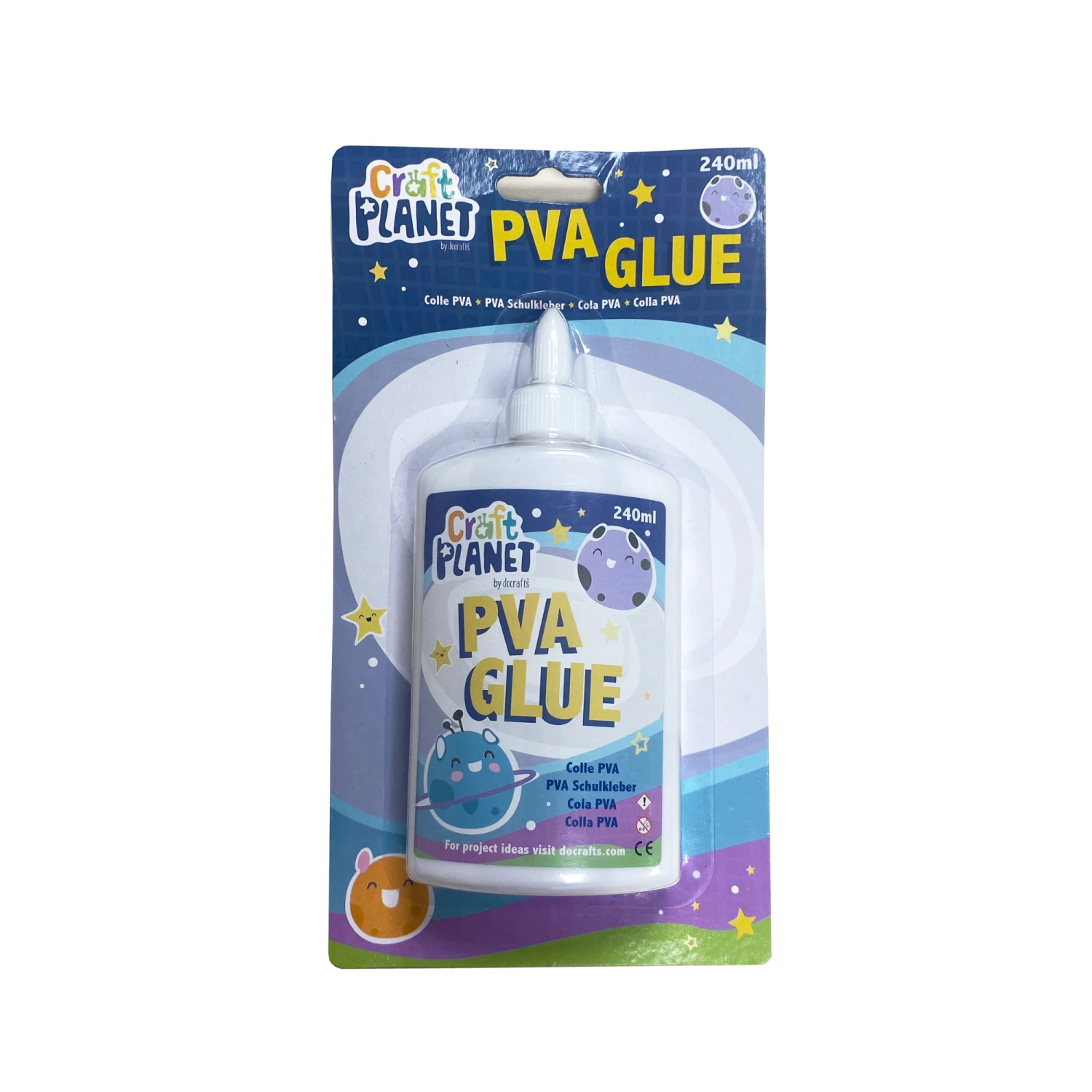 Craft Planet PVA Glue 240ml 3 Craft Planet PVA Glue 240ml
