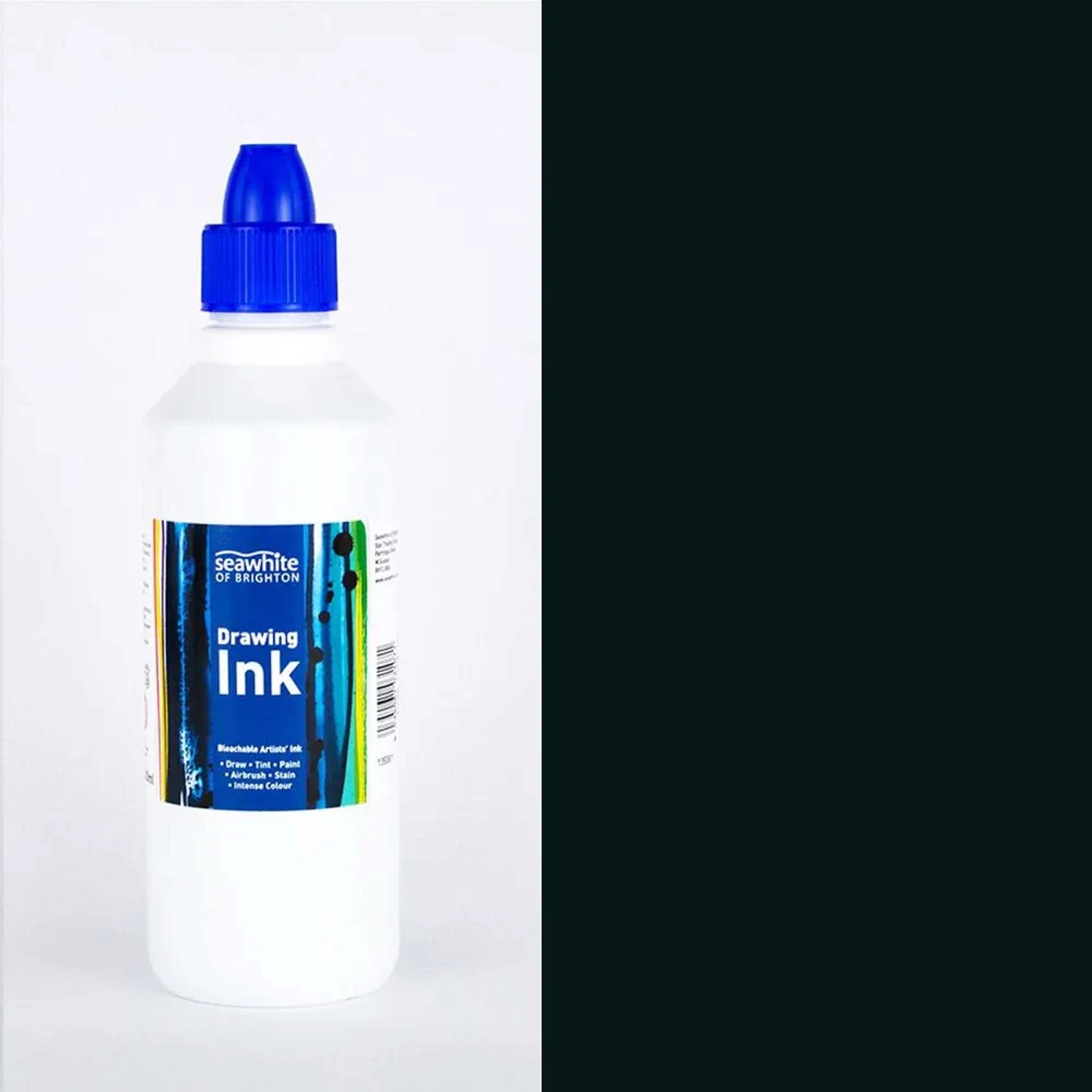 Seawhite Art Ink 500ml - Indian Ink 4 Seawhite Art Ink 500ml - Indian Ink - Image 2