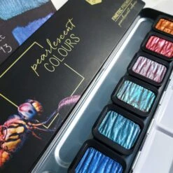 FINETEC Premium Metallic-Pearlescent-Iridescent Watercolour Set -Painting Supplies finetec premium d4b9f208 12ad 4a5f 9b70 c16b64308082