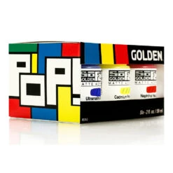 Golden SoFlat Matte Acrylic Paint - 59ml - Pop Set Of 6