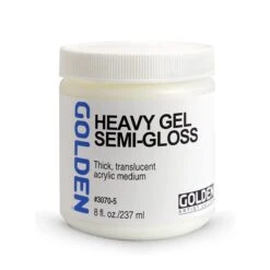 GOLDEN Heavy Gels - 237ml 10 GOLDEN Heavy Gels - 237ml -Painting Supplies golden heavy gel semi gloss jpeg