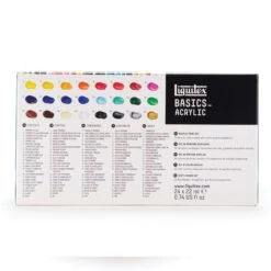 Liquitex BASICS Acrylic Paint Tubes Set Of 24 X 22ml -Painting Supplies liquitex 2 569d5589 c6b9 476a 956c a75b76d72393