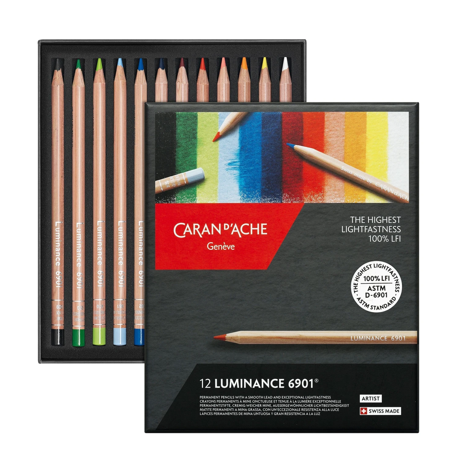 Caran D'Ache LUMINANCE 6901® Boxes Of Assorted Colours 3 Caran D'Ache LUMINANCE 6901® Boxes Of Assorted Colours