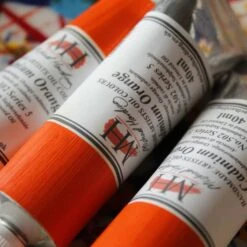 Michael Harding Handmade Artists Oil Colour - 40ml Tubes -Painting Supplies mh cad orange