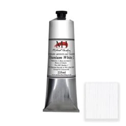 Michael Harding Handmade Artists Oil Colour - Titanium White 2 - 225ml Tubes