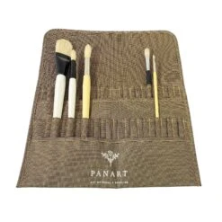 Panart Brush Wrap For 22 Long Handler & Short Handled Brushes -Painting Supplies panart 22 brushes wrap