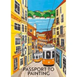 Passport To Painting: How To Paint Retro Style Travel Poster Art - Susie West 8 Passport To Painting: How To Paint Retro Style Travel Poster Art - Susie West -Painting Supplies passport to painting 5