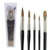 Pro Arte Prolene Brush Set Of 5 - W3 1 Pro Arte Prolene Brush Set Of 5 - W3 -Painting Supplies paw3