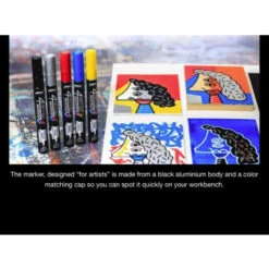 Pebeo 4Artist Set Of 5 Assorted METALLIC Colours (4mm) 10 Pebeo 4Artist Set Of 5 Assorted METALLIC Colours (4mm) -Painting Supplies peb 6 2 01d073ca ac8a 4a56 b3ee 652dfe489962