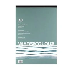 Seawhite Watercolour Glued Pad - 350gsm - 15 Sheets -Painting Supplies seawhite watercolour paper a3