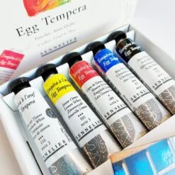 Sennelier Egg Tempera Starter Set -Painting Supplies sennelier egg tempera