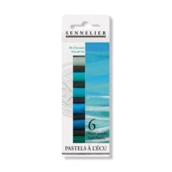Sennelier Soft Pastels Half Stick - Set Of 6 - Assorted Sets -Painting Supplies sennelier half emerald sea