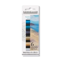 Sennelier Soft Pastels Half Stick - Set Of 6 - Assorted Sets -Painting Supplies sennelier half pastels seascapes