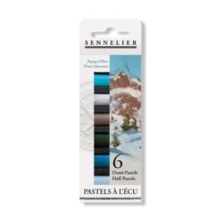 Sennelier Soft Pastels Half Stick - Set Of 6 - Assorted Sets -Painting Supplies sennelier half pastels winter mountain