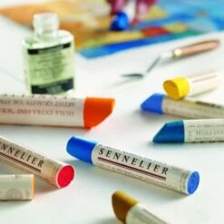 Sennelier Oil Sticks - Set Of 6 Basic Colours 8 Sennelier Oil Sticks - Set Of 6 Basic Colours -Painting Supplies sennelier oil sticks 3
