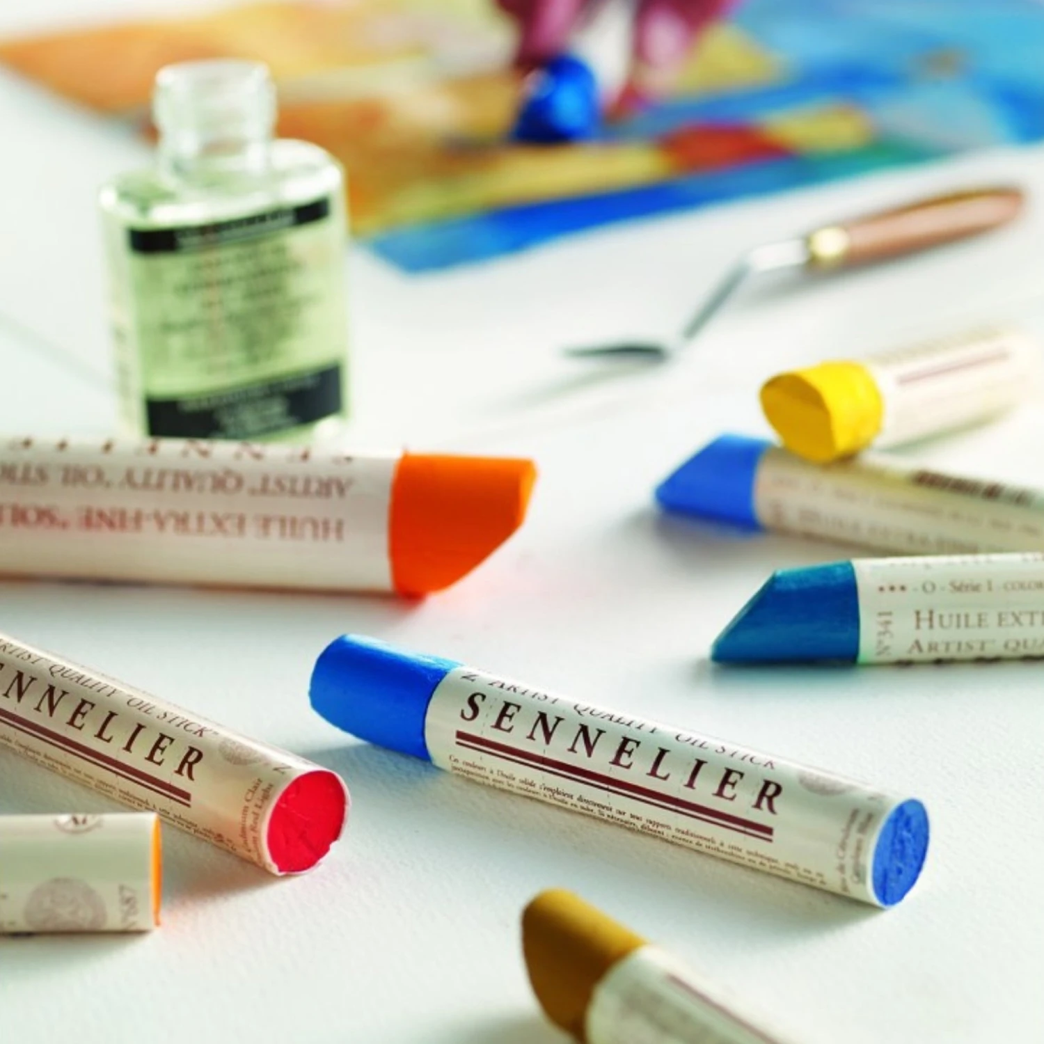 Sennelier Oil Sticks - Set Of 6 Basic Colours 5 Sennelier Oil Sticks - Set Of 6 Basic Colours - Image 3