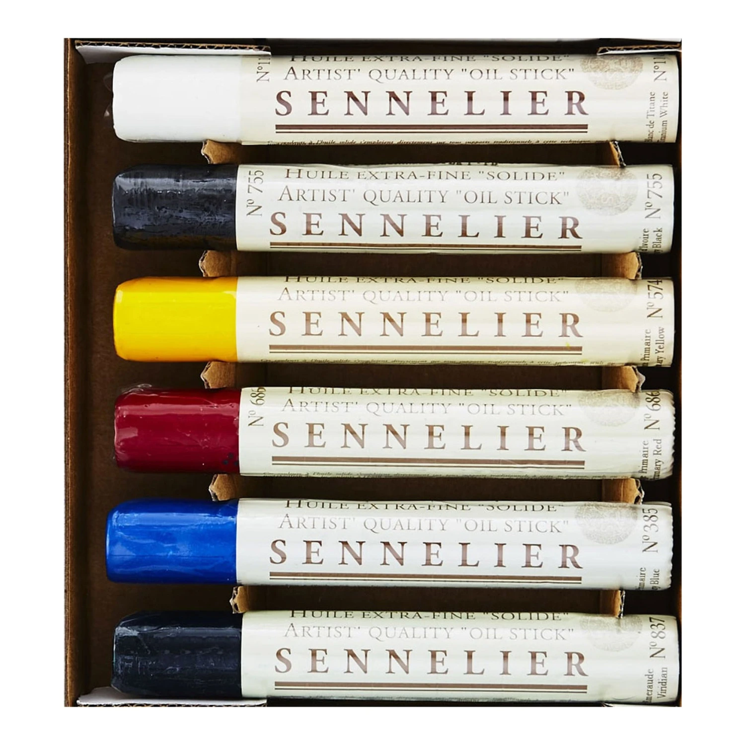 Sennelier Oil Sticks - Set Of 6 Basic Colours 4 Sennelier Oil Sticks - Set Of 6 Basic Colours - Image 2
