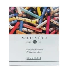 Sennelier Extra Soft Pastel Selection (24 Iridescent / Shimmering Colours)