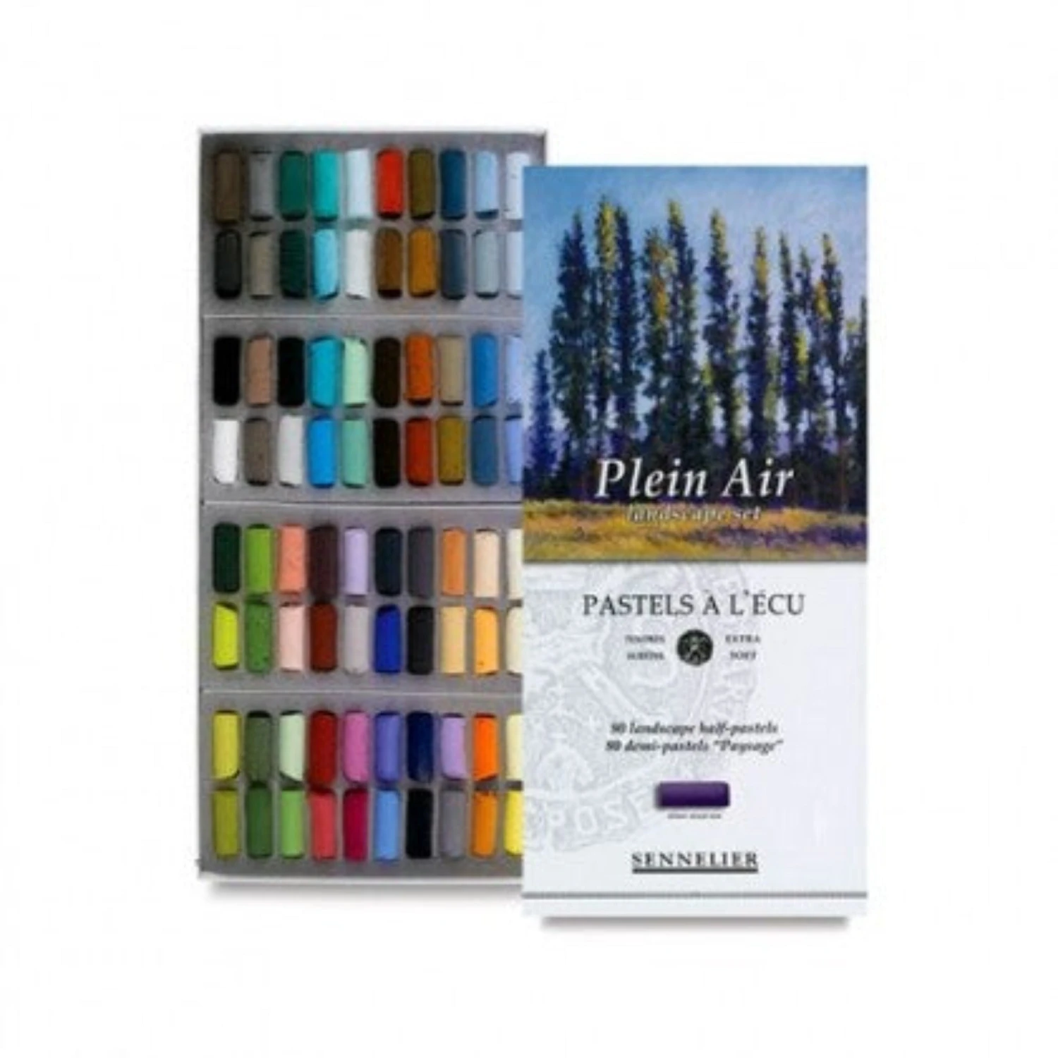 Sennelier Extra Soft Pastel Half Sticks - Landscape - Set Of 80 3 Sennelier Extra Soft Pastel Half Sticks - Landscape - Set Of 80