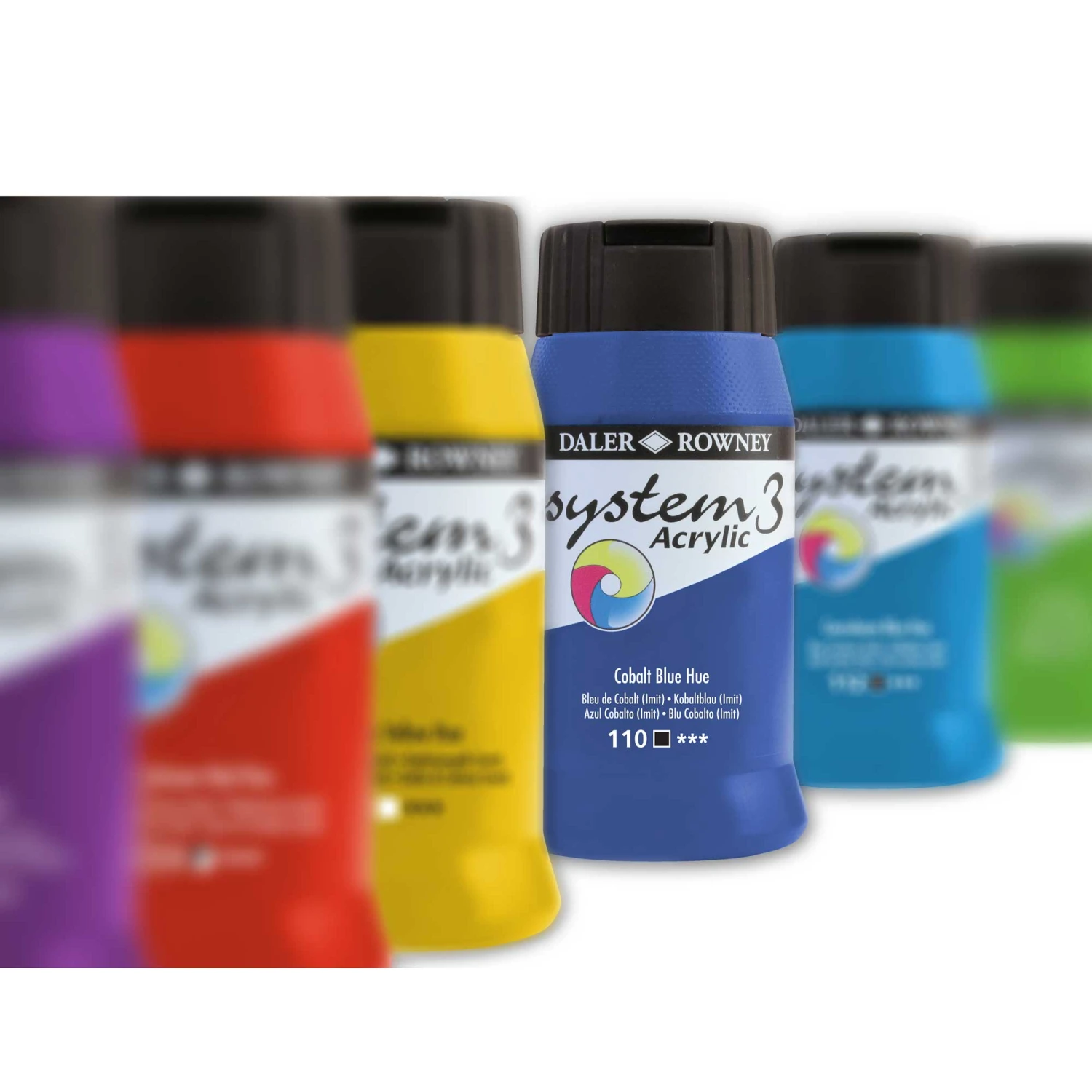 Daler-Rowney System3 Acrylic Paint - 500ml 5 Daler-Rowney System3 Acrylic Paint - 500ml - Image 3