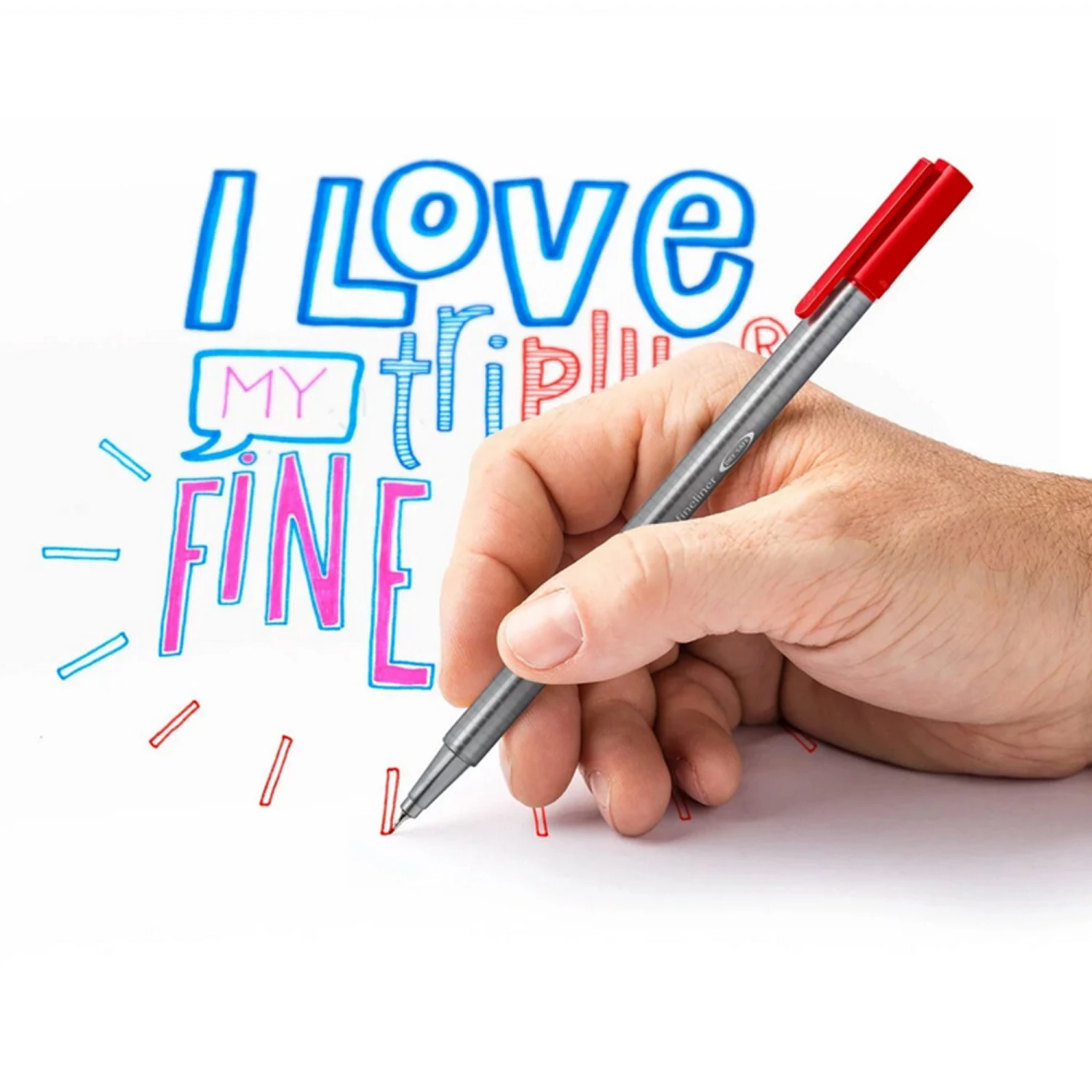 Staedtler Triplus Fineliner Pack Of 60 Assorted Colours 6 Staedtler Triplus Fineliner Pack Of 60 Assorted Colours - Image 4