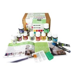 Pebeo Vitrea 160 Glass Painting Set - 10 X 45ml