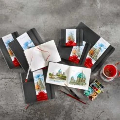 Hahnemühle Watercolour Book - 200gsm - Cold Pressed - 30 Sheets -Painting Supplies watercolour book landscape