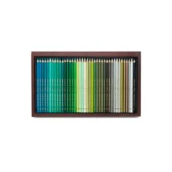 Caran D'Ache 120 Pablo Pencils Wooden Box -Painting Supplies wooden set pablo greens