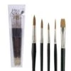 Pro Arte Prolene Brush Set Of 5 - W1 -Painting Supplies xl paw1